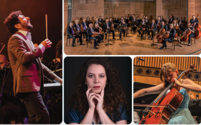 Différents orchestres et chanteurs participant aux onze concerts du projet Hatikva, organisés pour commémorer le 7 octobre à travers la musique, du 21 au 28 octobre 2025. (Crédit : Autorisation)